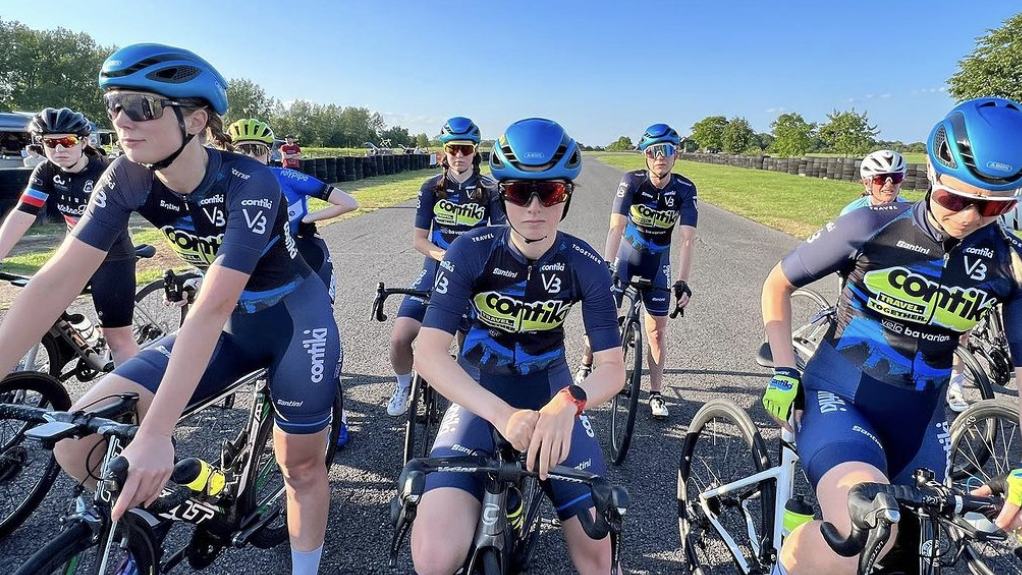 Contiki Velo Bavarian cycling team in the UK