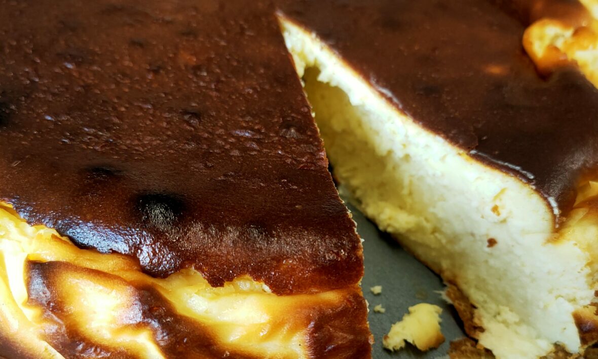 San Sebastian cheesecake
