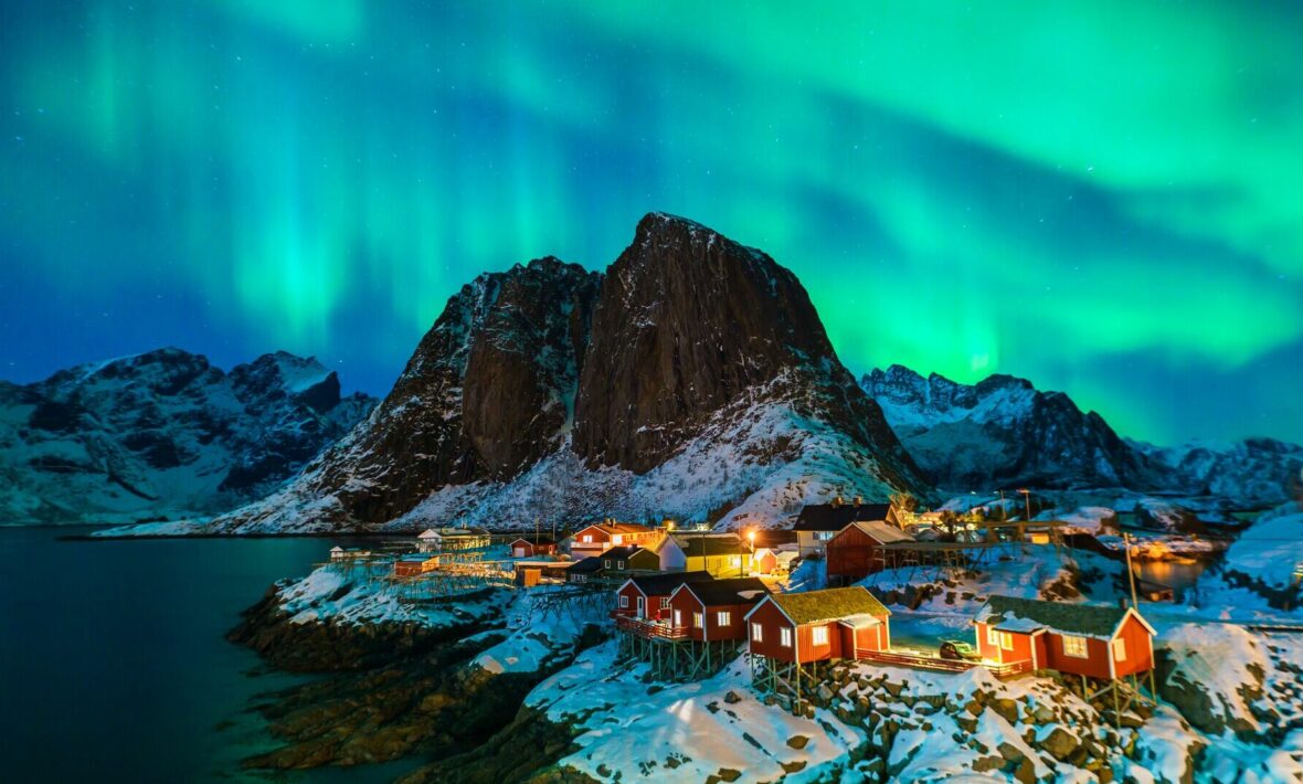 northern lights in Iceland