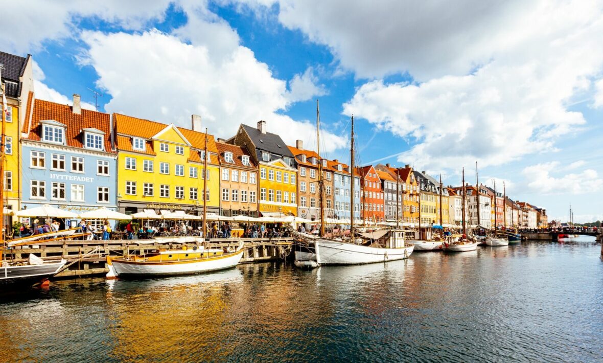 Copenhagen port in Denmark