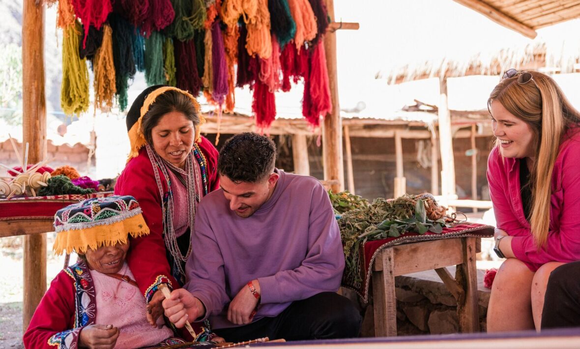 weaving traditions in Peru