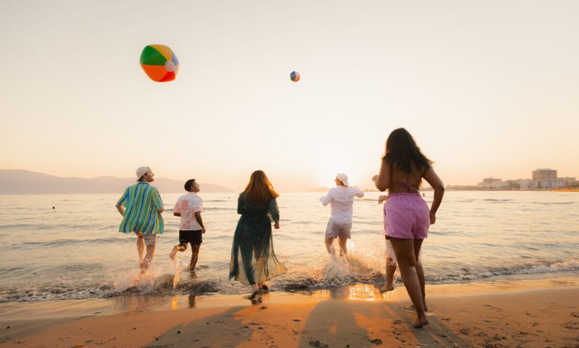 Contiki travellers on holiday in Albania, beaches in Albania