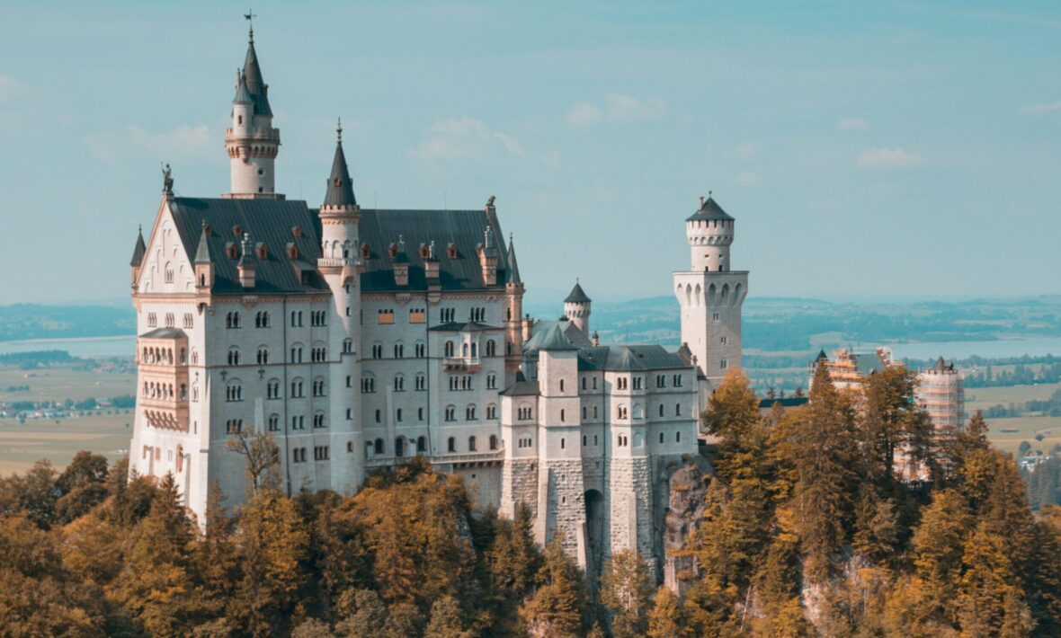 Neuschwanstein Castle in Bavaria region of Germany