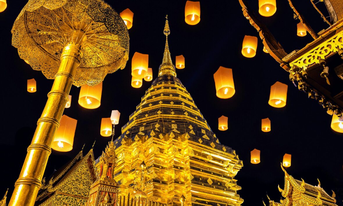 Thai lantern festival, Yi Peng, Thailand
