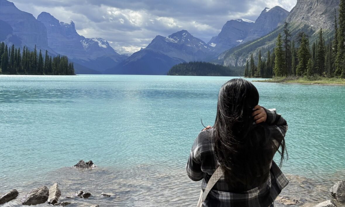 turquoise lakes in the Canadian Rockies