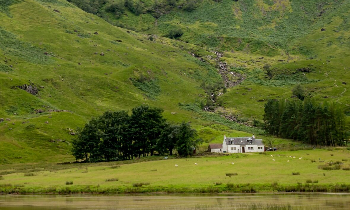 views of Glencoe in the Scottish Highlands