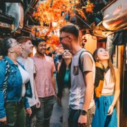 Contiki travellers in Japan