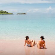 pink beaches in Indonesia