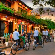 lantern-lit yellow streets of Hoi An in Vietnam
