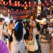 girl smiling at camera in thailand