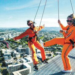 Two friends in Auckland