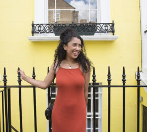 Girl-in-front-of-london-house