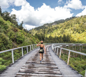 Woman in New Zealand