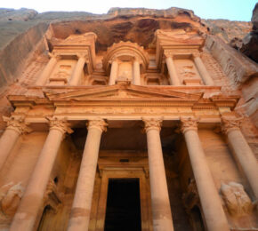 A tour of the treasury in Petra, Jordan.