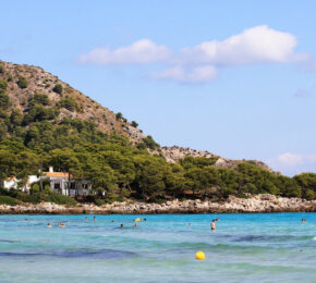 A group of people enjoying the world's best beaches.