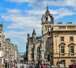 Edinburgh, Scotland's vegan food capital.