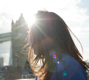 girl London sun