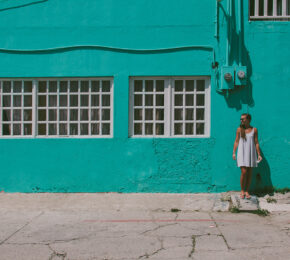 Girl-outside-Guatemala-building