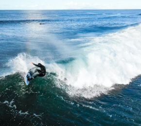 Surfing Irish waves in Northern Ireland