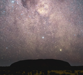 Starry night at Uluru