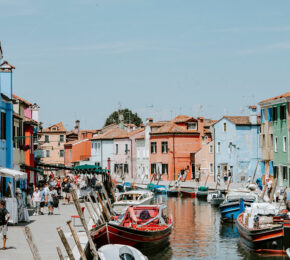 burano island venice italy