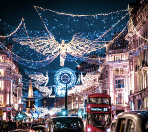 christmas london lights