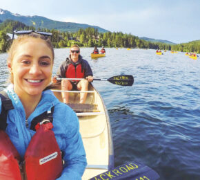 Canoeing in Whistler