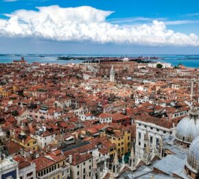 Panoramic view of Venice