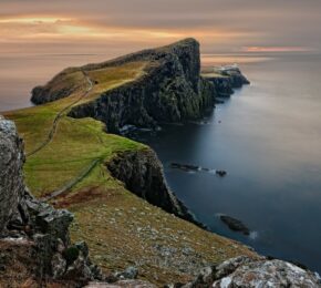 The old man of hoy, isle of skye, scotland.