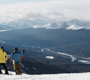 Skiing in Banff