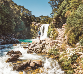 Waterfall in New Zealand