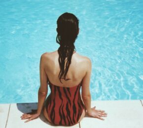 woman in bathing suit