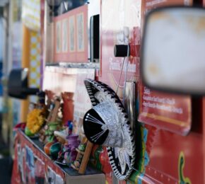 Mexican street food van