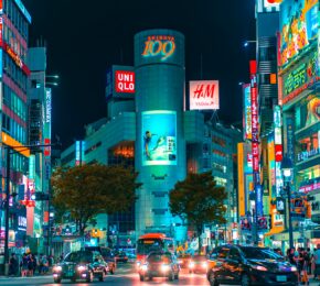 Shibuya crossing, Tokyo Japan