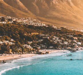 coastal view of Cape Town, South Africa