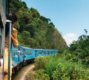 Contiki train travel in Asia