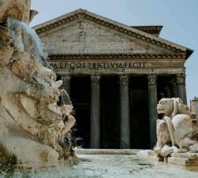 trevi fountain in Rome, Italy