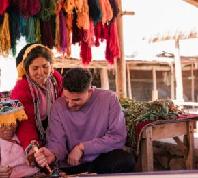 weaving traditions in Peru