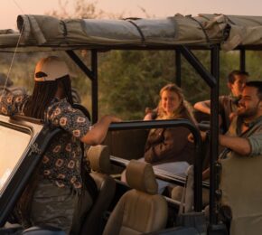 contiki travellers on a South African safari in Kruger