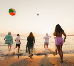 Contiki travellers on holiday in Albania, beaches in Albania