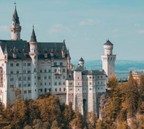 Neuschwanstein Castle in Bavaria region of Germany