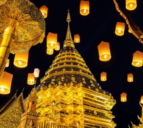 Thai lantern festival, Yi Peng, Thailand