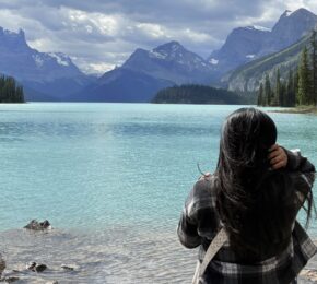 turquoise lakes in the Canadian Rockies