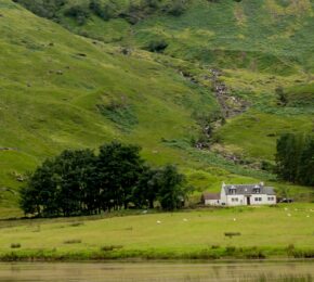 views of Glencoe in the Scottish Highlands