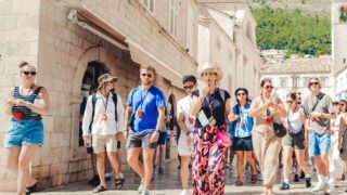walking tour in Dubrovnik, Croatia
