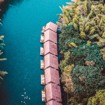 This floating raft hotel in Kanchanaburi is the ultimate eco experience