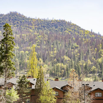 This resort on Bass Lake is basically summer camp for adults