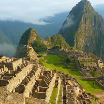 Ascending Machu Picchu
