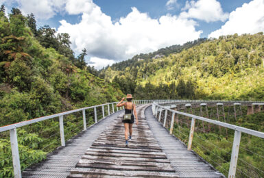 Woman in New Zealand