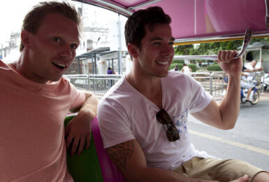 Two-lads-in-Asia-Rickshaw